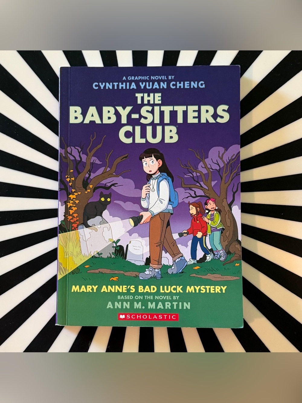 Scholastic The Baby-Sitters Club Graphic Novel - Purple & Green Cover